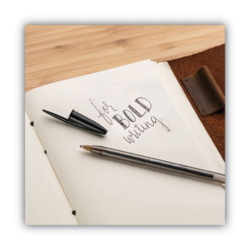 BIC® Cristal Xtra Bold Ballpoint Pen, Stick, Bold 1.6 Mm, Black Ink, Clear Barrel, Dozen freeshipping - TVN Wholesale